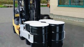 Cascade - 55 gallon Drum Clamp forklift attachment