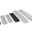 Cascade - Paper Roll Clamp Pads