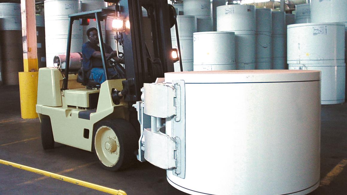 Cascade - 120F Paper Roll Clamp forklift / lift truck attachment for materials handling