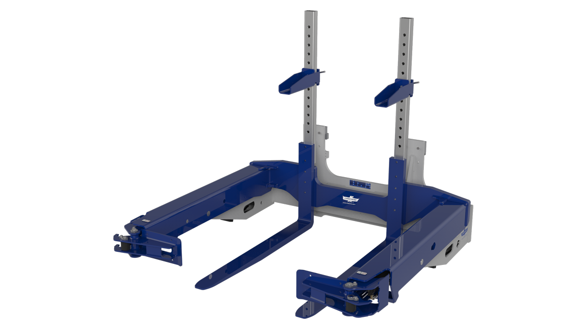 Cascade - Forward Bin Dumper forklift / lift truck attachment for materials handling